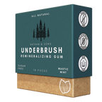Underbrush re-mineralizing gum